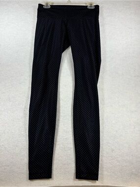 Lululemon Wunder Under High Rise Tight Dottie Dash Black Polka Dot Leggings Sz 6